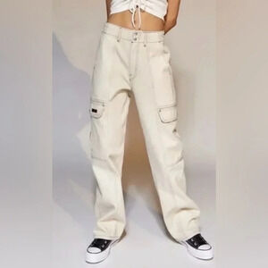 BDG URBAN OUTTFITTERS Cargo skaters canvas denim detailed stitching NEW size 30